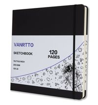 PRICES MAY VARY. THICK PREMIUM PAPERS: VANRTTO sketch book is consist of heavyweight (120 LB/200 GSM) premium papers, allowing sketchbook to withstand drawing or erasing more times without wrinkling. Paper of sketch pad is thicker than other drawing book, allowing mixed media sketchbook can be used by all dry media like sketch pencils, charcoals, crayon, oil pastels, and some wet media like thin markers and ink pens. However, these sketch books are not good choice for watercolor brush and thick