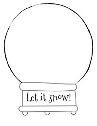 Let It Snow Printable From Glued To My Crafts