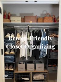 Renter-Friendly Closet Organizing 🙌🏼 | Article posted by HouseofSequins | Lemon8