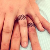 16 Wedding Ring Tattoos We Kind of LOVE via Brit Co More