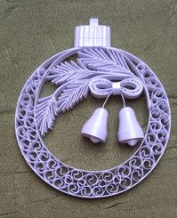 Quilling baubles