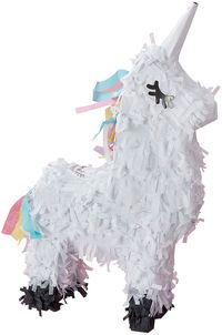 White Unicorn Piñata - Set of Three