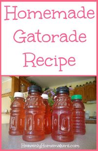 Homemade Gatorade Recipe