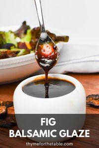 Indulge in the exquisite flavors of this homemade balsamic fig glaze recipe – the perfect fig sauce for chicken, pork, salads, and more. Elevate your dishes with this sweet and tangy condiment! Make a thick balsamic fig sweet dressing for salads. #BalsamicFigGlaze #Recipe #Condiment #Cooking #FlavorfulDishes