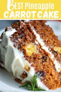 Old fashioned carrot cake with fresh pineapple that's is moist and delicious. Just the way Grandma used to make it!Moist Pineapple Carrot cake #pineapplecarrotcake #carrotcake #carrotcakerecipe #moistcarrotcake #oldfashionedpineapplecarrotcake