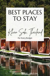 These are the best hotels in Khao Sok National Park one of the best places to visit in Thailand. | Where to stay in Thailand | Where to stay in Khao Sok NP | Khao Sok accommodations |