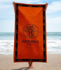 Hermès soft cotton bath large beach towel fashion Product Information:Material: Superfine fiber fleece.Cleaning type: hand wash/machine wash.Shape: rectangle.Usage: beach towel, bath towel, picnic...