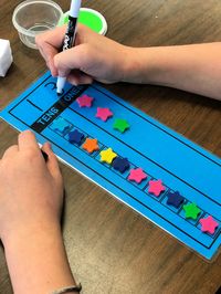 counting cups for kindergarten math