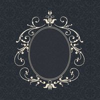 White vintage oval filigree frame border | premium image by rawpixel.com / Busbus