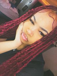 burgundy boho island twists pretty girl inspo black girl fly girl style tiktok