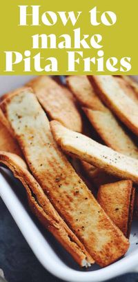 Crispy Greek Pita Fries with Homemade Tzatziki - Grilled Cheese Social