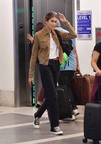 Kaia Gerber at LAX Airport