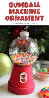 These DIY gumball machine ornaments are the perfect holiday craft! Fun, colorful, and simple to make, they’ll bring a smile to everyone’s face.