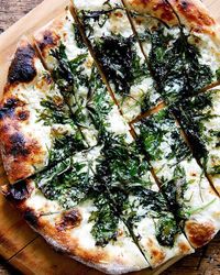 Kale & Crème Fraîche Pizza