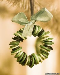 Christmas Craft Project – Button Wreath Handmade Ornament – Factory Direct Craft Blog