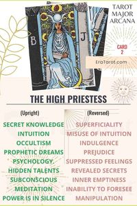 The High Priestess Tarot Card Meaning, Reversed, Yes and No, Love Life | Tarot Card Meaning | Sprisitual Guidance | Spiritual | Meaning | Tarot Card Reading | Fortune-Teller | Future Predictions | Spirituality | Prediction | Big Decision | What Tarot Means | #TarotCardMeanings #Tarot #MajorAcarna #TheHighPriestess