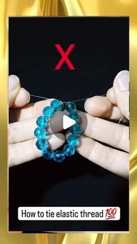 @beadingsociety on Instagram: "How to tie elastic thread bracelet 💯😍
DM us for best quality gemstone beads! (Shipping available worldwide)
Comment down for more!
~
Creator:-candy_shopp (youtube shorts)
~
~
🦋follow for more such content 🦋
✨️kindly dm for any query ✨️
~
~
#handmadejewelry #daintyjewelry #beadedbracelets #minimalstyle #neutralstyle #summerstyle #asmr #beadembroidery #beadjewellery #jewellerymaking"