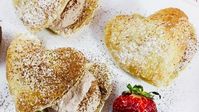 Puff Pastry Valentine's Day Hearts