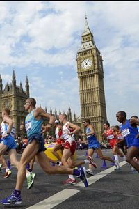 Elite racers and thousands of members of the public will once again run the iconic race over Tower Bridge and to Buckingham Palace