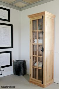 DIY Linen Cabinet