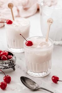 Cherry Almond Cream Cocktail