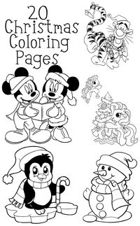 20 Christmas Coloring Pages Made to be a Momma