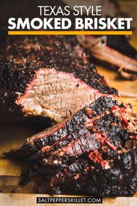 Simply exquisite, with a melt-in-your-mouth tenderness, juicy texture and an explosion of flavor. This smoked brisket consists of just three ingredients: brisket, salt and pepper, which are then slow-smoked to perfection.