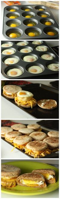 Easy Breakfast Sandwiches.