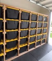 🛠️ Tote Storage Rack Plans- Choose your size by your needs - Transform your garage organization with our easy-to-follow 27-Gallon Box Storage Stand plans- multiple sizing options! 🚗🏠 📄 Included:- Plan includes multiple sizing options ! Detailed, step-by-step instructions 📘 Comprehensive cut list and material list ✂️🛒 Clear, easy-to-follow diagrams 🖼️ 🔍 Features: Designed specifically for 27-gallon totes 📦 Robust and space-efficient shelf system 🪚 Ideal for garages, basements, and works