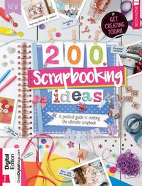 Scrapbooking is arguably the most customisable craft. Whether you like being messy or meticulously planned, and whether you go crazy with embellishment or like a clean design, you make your own rules. In 200 Scrapbooking Ideas, we give you the tools to get started with your own personal approach to scrapbooking, with basic techniques, detailed tutorials, and inspirational tips that will really get your hands itching to get scrapping! What’s more is that we’ve included the top scrapbooking themes