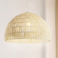 JONATHAN Y Campana Transitional Farmhouse Cream Modern/Contemporary Globe LED Hanging Pendant Light in the Pendant Lighting department at Lowes.com