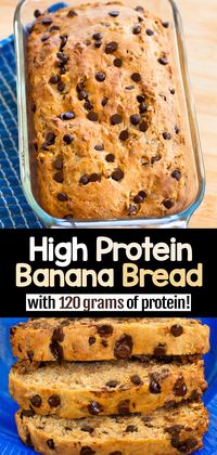 High Protein Banana Bread Breakfast Bread