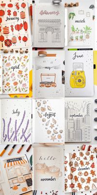 Bullet Journal Spread Ideas for every month | Winter bujo ideas | bullet journal ideas autumn | bullet journal ideas for fall | bujo spreads for every season | easy to copy bullet journal ideas | bujo spread ideas minimal | bujo spreads for every occasion | how to use bujo | bullet journal decoration ideas #bujo #bulletjournal #bulletjournalspreads