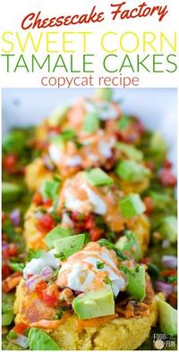 Sweet Corn Tamale Cakes Recipe – The Cheesecake Factory Copycat Recipe | Copycat Recipe | Appetizer Recipe