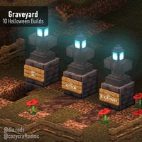 Pack of 10+ Minecraft Halloween Ideas! Build and schematic downloads are available for supporters on Patreon :))