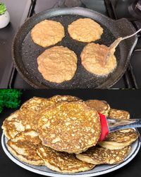 Apple Cinnamon Oatmeal Pancakes - Greenku Recipes