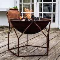 Outdoor Buckingham Firebowl Rust - Ruxley Manor