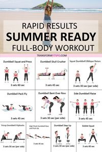 Full body workout routine for beginners. This is a great workout plan to get your body back into shape. #fullbodyworkout #beginnersworkout #workoutplan #exercisefitness