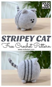 Free Cat Crochet Pattern - Red Ted Art