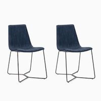 Slope Upholstered Dining Chair (Set of 2) | West Elm