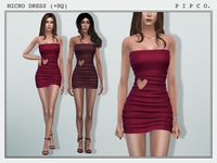 A trendy cutout dress in 16 colors. Base Game Compatible New Mesh All Lods HQ Compatible Shadow, Specular, and Normal Maps Custom Thumbnail Play Tested Everyday, Party, and Hot Weather Outfit Categories Not Allowed for Random