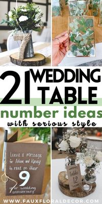 Looking for the best wedding table number ideas? This post shows you 21 creative ideas. Also sharing inspo for: rustic wedding table number ideas, diy table numbers, table number ideas with pictures, and wedding table number ideas with a gold frame.