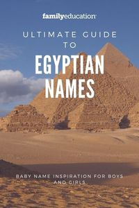 If you're considering Egyptian names for your baby, it's important to learn about Egyptian naming conventions and history. We've listed out the most popular Egyptian baby names including boy names, girl names, and gender-neutral names to help inspire you baby name inspiration and make your decision a little bit easier.