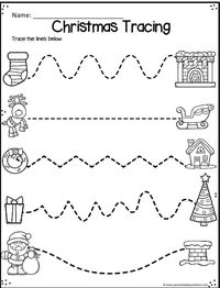 🎄 FREE Printable Christmas Worksheets for Preschool