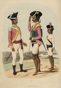 Sepoys of the Madras Establishment, by Charles Gold, 1790s, from 'Oriental Drawings'