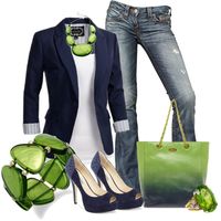 "Resin Shells on Blue" by christina-young on Polyvore