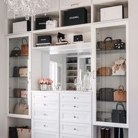 From jewelry and bags, to boots and sunglasses we can design solutions for organizing it ALL.  Shop our expertly-designed storage products to enhance your space down to smallest detail.
