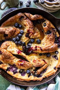 Blueberry Lemon Dutch Baby | halfbakedharvest.com