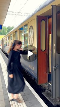 Sarah B.M. on Instagram: "One of the most glamorous train journeys in Switzerland - The Belle Époque 🚃✨ 

#travel #train #traintravel #switzerland #slowtravel #travelideas"