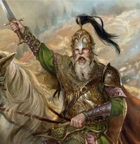 "King Théoden of Rohan" Artist Andrea Piparo